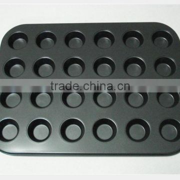 0.4mm 0.5mm thickness 24 cups Muffin Cup Cake Baking Mold bakeware