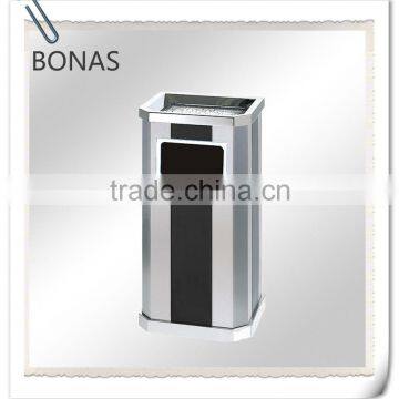 single layer trash bin, stainless steel dustbin, mobile garbage bin