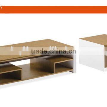 CT-31 ET-31 stainless steel wood modern coffee table