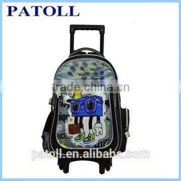 Best popular kids school trolley backpack