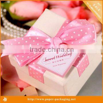 Fatory Price White Cardboard Wedding Invitation Box photo-4