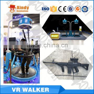 Factory promotion 360 angle of view Treadmill simulator 9D VR walker for shopping mall