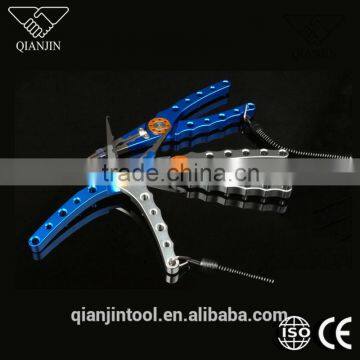 QJS-FP1 Hot Sale Fishing Tackle Aluminium Fishing Plier Chinese Fishing Tackle Tool Kit photo-4