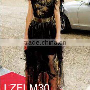 Decorative Ostrich Feather fringe trim LZFLM30