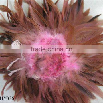 Rooster hackle saddle feather coque tail feathers LZWHY336
