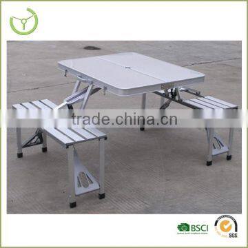 New Aluminium folding portable camping picnic table and chair set