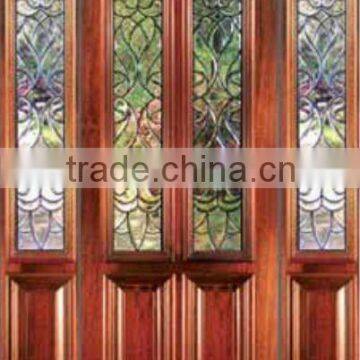 Glass Inserts Main Door Designs For House DJ-S9212MST-6