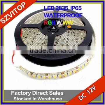 Warm White LED Flexible Strip SMD 2835 120LED/M Waterproof IP65 600LED 5 Meter LED Tape CE RoHs Certificate High Quality