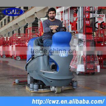 Automatic large capacity commercial electric floor scrubber