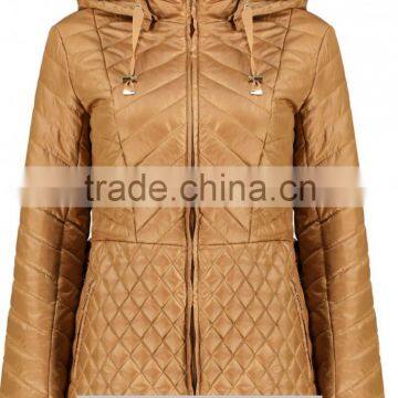 Young Women Winter Quilting Jacket With Belt photo-3