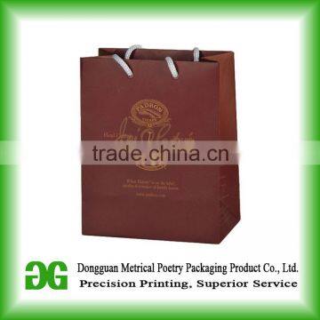 2016 Trending fashion clothing paper bag oem production customized paper bag