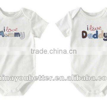 100%Cotton New style baby rompers ,Short sleeve baby wear