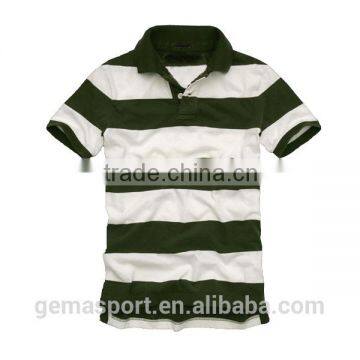 man's stripe garment wash polo shirt pmwt009