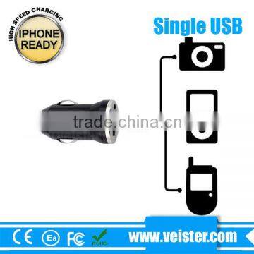 5V1A Mini Usb Car Charger With CE RoHS for IPhone6S