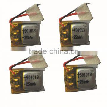 3.7v 130mah polymer rechargeable battery