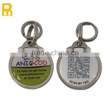 Anti-metal writable programmable nfc dog tag pet tag