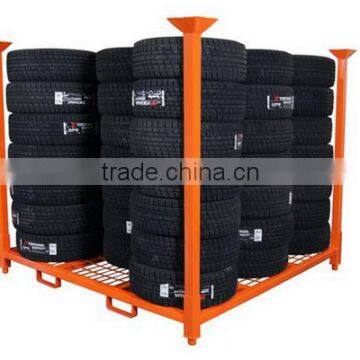 Warehouse Storage Equipment Foldable Tire Rack photo-3