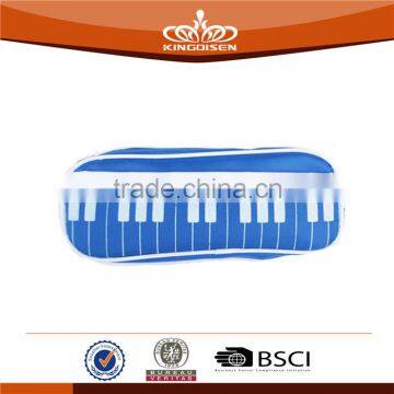 cute piano keys print pencil case