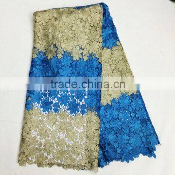 Hot Sell Nigerian Wedding Lace Fabric/water-soluable Lace Fabric/guipure Cord Lace Fabric photo-3
