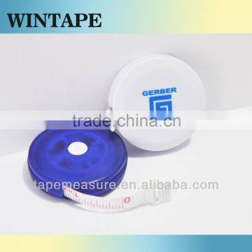 2m/Custom mini metalic diameter tape with Your Logo