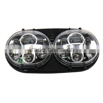 Wholesale 5.75 Inch Harley Double Led Motorcycle Headlights 5 3/4 Inch Daymaker H13 H4 Motorcycle Led Projector Headlights photo-3
