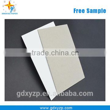 Laminated Paperboard Coated Duplex Board Grey Back With Cheap Price