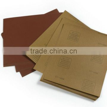 BN62 sandpaper waterproof red silicon carbide electro cotated abrasive paper