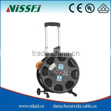 50m power cable reel socket 16A 250V multi-purpose socket with H07VV-F wire