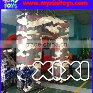 XIXI toys army color inflatable paintball bunkers