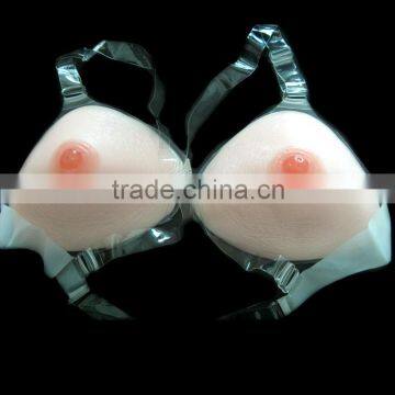 skin-friendly hypoallergenic triangle breast forms with strap 0.5kg-1.2kg/pair