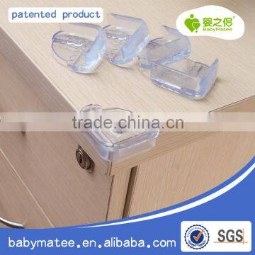 enviromental PVC transparent baby safety guards pvc plastic transparent Corner Protector/baby protector