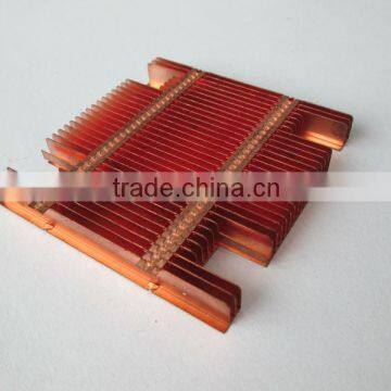 extrusion aluminum profile custom square heatsinks zinc plating aluminium heatsink flat