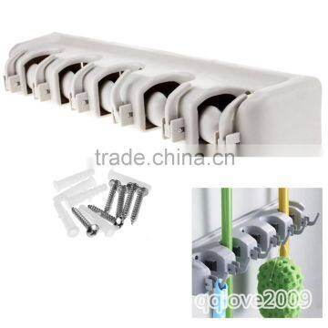 Mop and Broom Holder Magic Holder Mop Rack Tool Holder photo-5