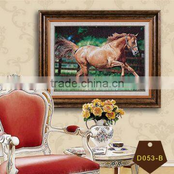 Wholesale single embroidered oil paintings / tapestry of landscape