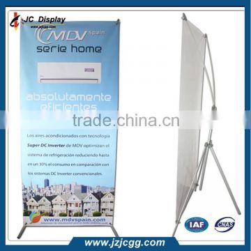 Good quality advertising x banner display Customize x banner stand size for 60*160 / 80*180 Banner in China