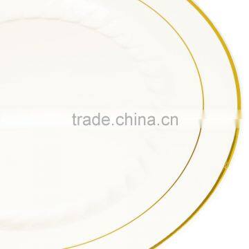 Solid Color Dinner And Fruit Plastic Plate QXL045