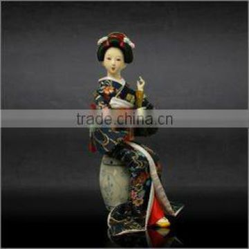 Japanese Toy Dolls Miniature Oriental Kimono Geisha Figures Gift