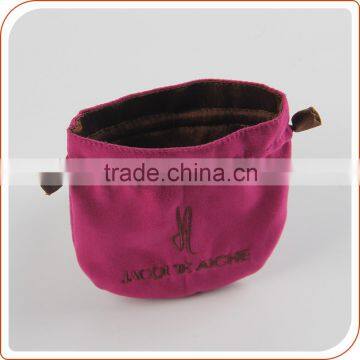 Double Drawstring Pouch With Custom Printed Logo Small Jewellery Bag photo-3