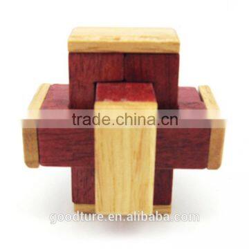 Wooden IQ Intelligent Puzzle Magic Puzzle Kongming Lock Brain Teaser Model Number GAD1086