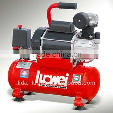 1HP 6L Direct driven portable piston air compressor