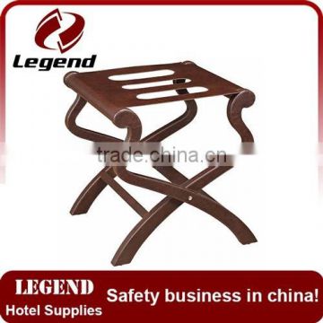 Modern Folding Solid Wood folding tray stand for Hotel Bedroom