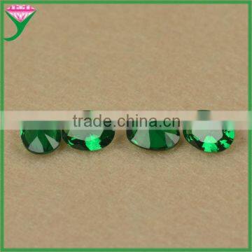 wholesale 6*8mm oval synthetic emerald green nano spinel jewelry accessories semi precious gemstone