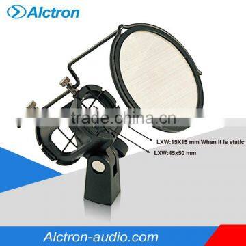 Alctron MA710 Shockmount and Metal Pop filter Combo, Shockmount with Metal pop filter