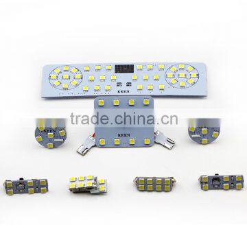 5050 LED Auto Lamp 12V Roof Interior Dome Light LED Reading Lights For VW CC SAGITAR MAGOTAN Car Vehicle photo-2