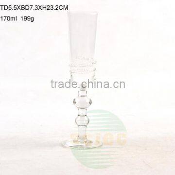 Hot-selling Unique Glass Goblet With Different Colors