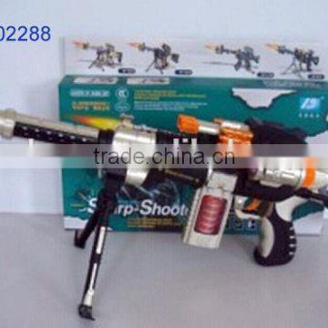 Hot sell army toy for boys hot sell 52cm B/O sound gun with target