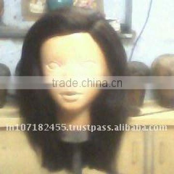 7A quality virgin indian human hair wigs exporter