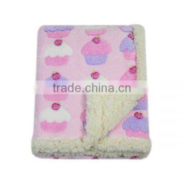 cheap thick embossed heavy polyester blanket