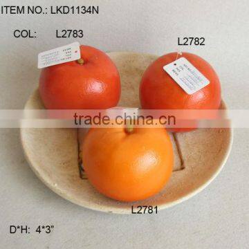 2014Artificial Fake Fruits 4*3 Inch Artificial Polyfoam Orange House Decoration