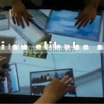 6 points 52" IR Touch Screen Panel, 16:9 format for Interactive advertising, Command center, multi touch table